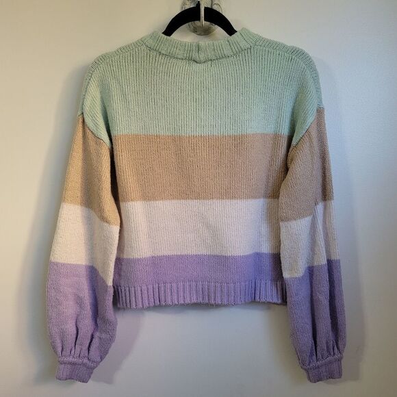 For Love & Lemons Hailey Striped Sweater size XS - Picture 4 of 13